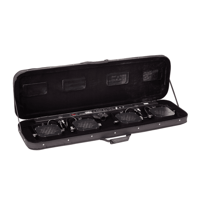 Kit Luci composto da 4 PAR ciascuno con 7 LED da 3W RGB