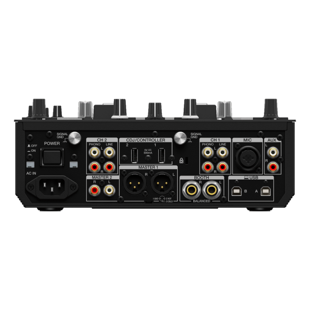 Scratch-style 2-channel performance DJ mixer
