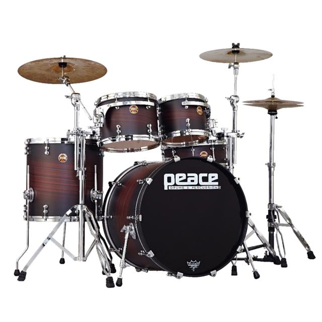 Genuine lacquered finish Canadian Rock Maple 4 pcs Drum set