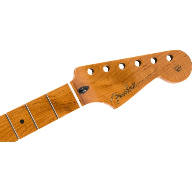Roasted Maple Stratocaster Neck, 21 Narrow Tall Frets, 9.5", Maple, C Shape