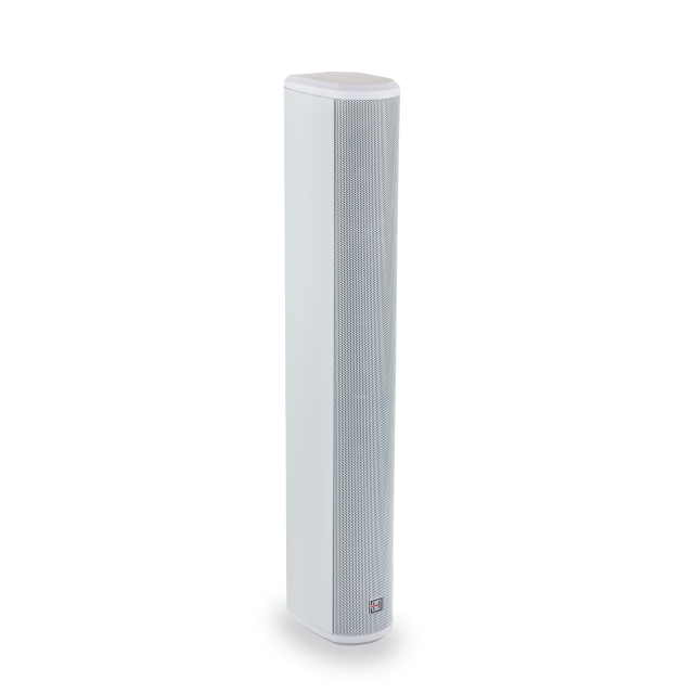 100W IP66 2-Way Slim Column Speaker White