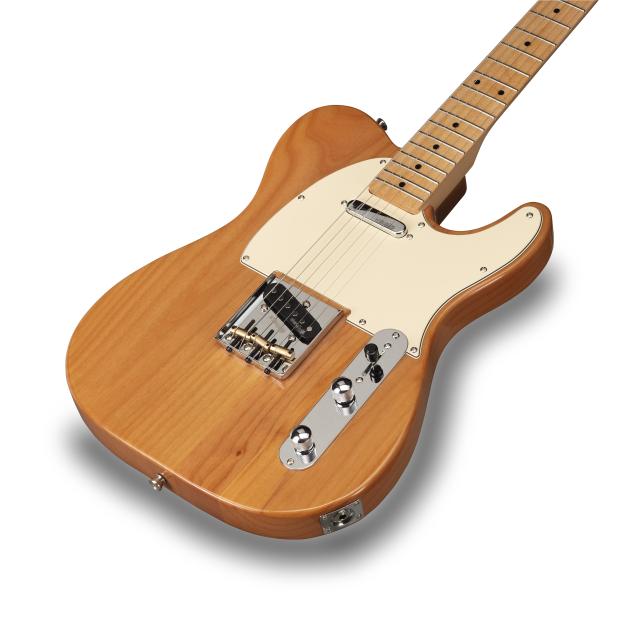Cutaway electric guitar with 1 single coil and 1 lipstick pickup (equipped by Wilkinson®)