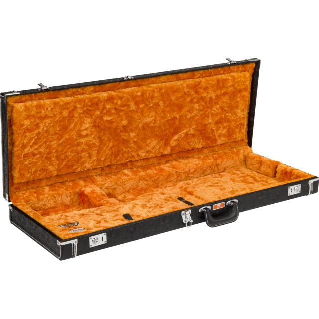 Astuccio Fender  Waylon Jennings Strat/Tele Case, Black Tooled Leather