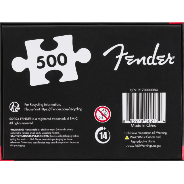 Fender® 500 piece Stratocaster™ Puzzle