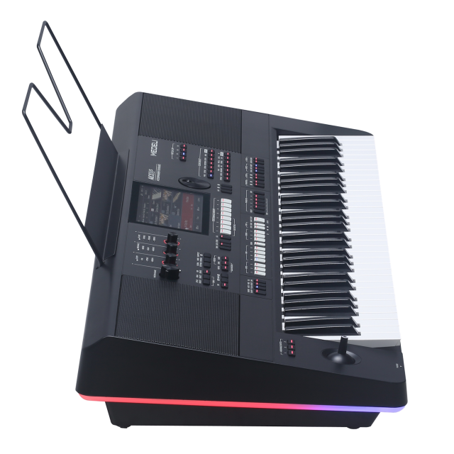 Tastiera Arranger/Workstation a 61 tasti con sensibiltà al tocco.