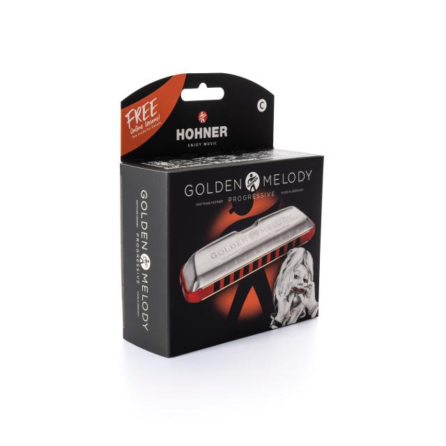 GOLDEN MELODY PROGRESSIVE HARMONICA  Tuning D >Re