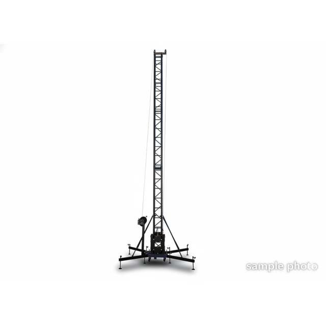 7m Structural Tower 30X30 Black, Max Load 750kg (F70TBT112)