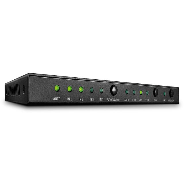 4 port HDMI 2.0 Switch with Audio Extractor