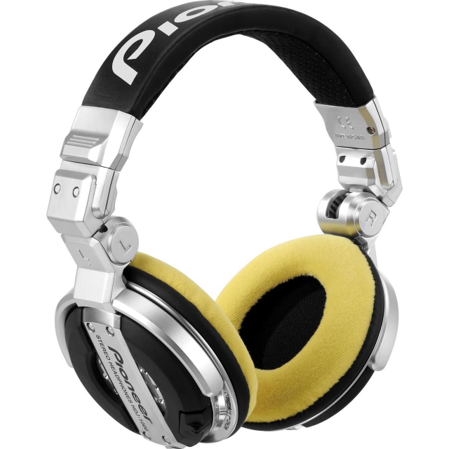 Earpad Set VELOUR for Pioneer HDJ-1000 - yellow