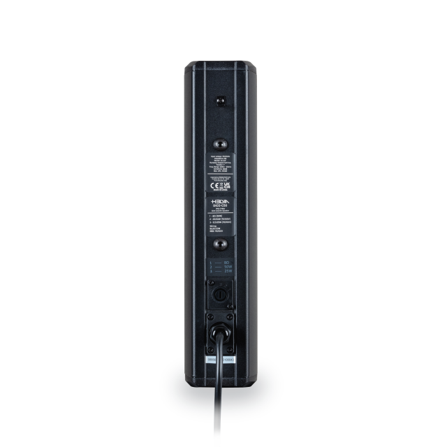 Diffusore a colonna sottile a 2 vie IP66 da 50 W, nero
