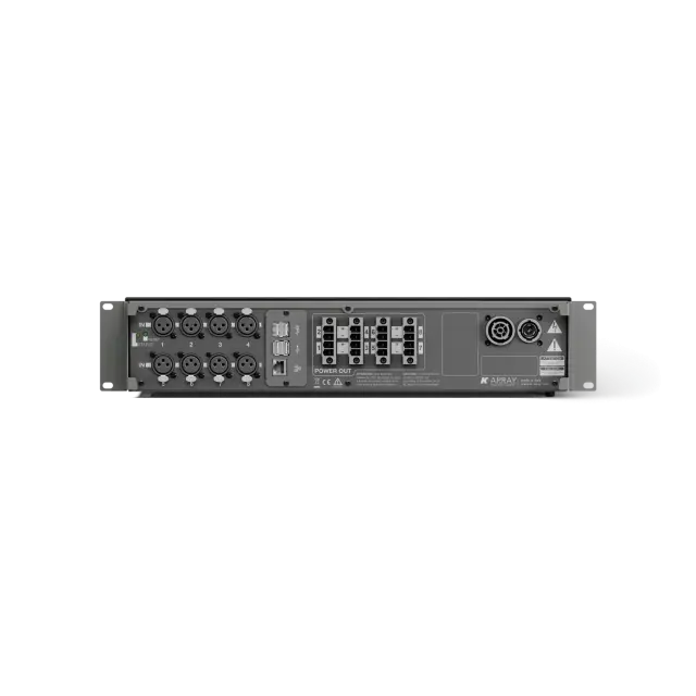 8-Channel Power Amplifier, 2500W @ 4Ω per Channel,  DSP and osKar System