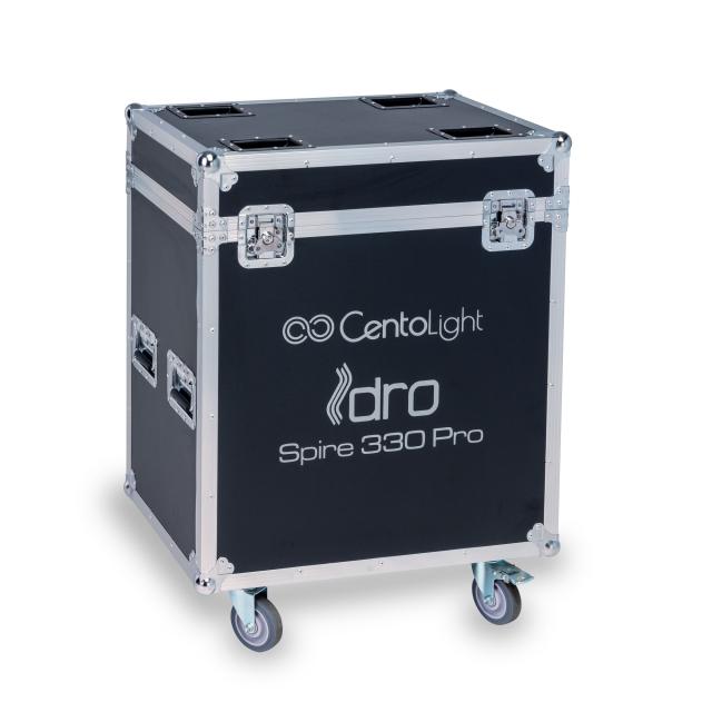 Set da 2 teste mobili Beam&wash IP66 con flight case