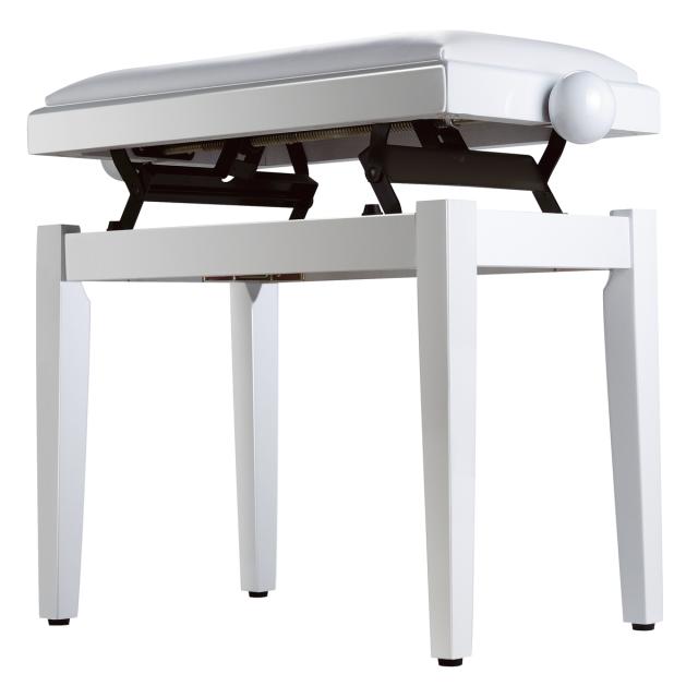 Adjustable glossy finish piano bench