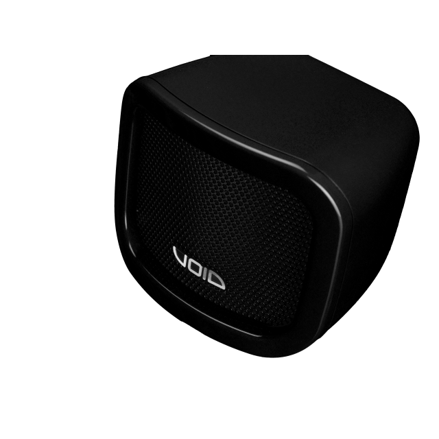 Ultra-compact passive speaker with 4" coaxial driver for indoor/outdoor use, 16 Ω, 30 W (black)