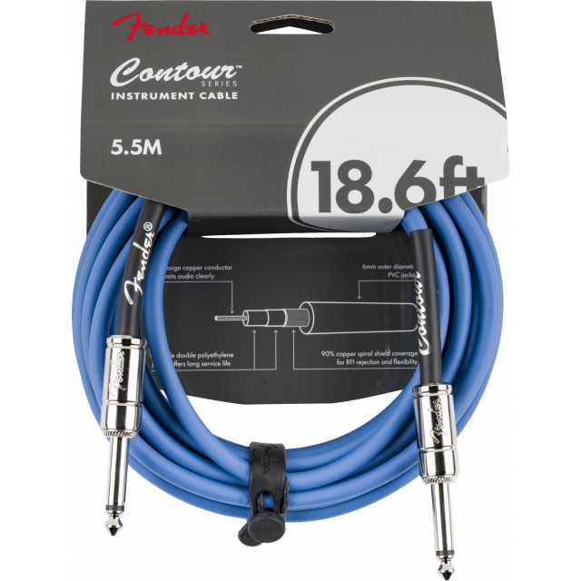 Contour™ 18.6' instrument Cable, Lake Placid Blue