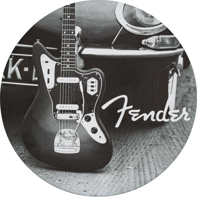 Conf 4 sottobicchieri Fender Guitar Multi-Color Leather