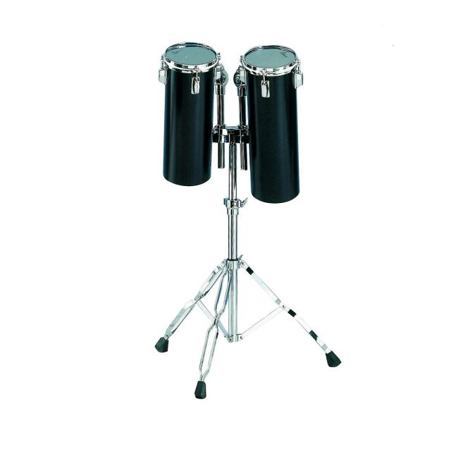 Coppia di Octoban in Alluminio nero con stand