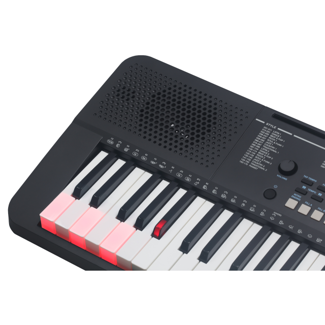 Tastiera entry-level "Touch Response" a 61 tasti con sistema di illuminazione dei tasti a LED
