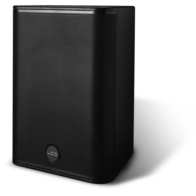 Compact Passive Two-Way 12” Loudspeaker with rotatable asymmetrical horn (black)