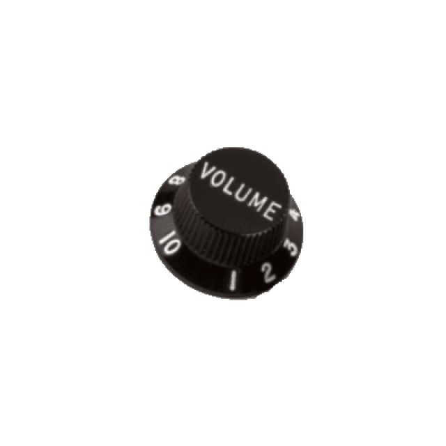 Volume Knob for Strato Guitar (Black)
