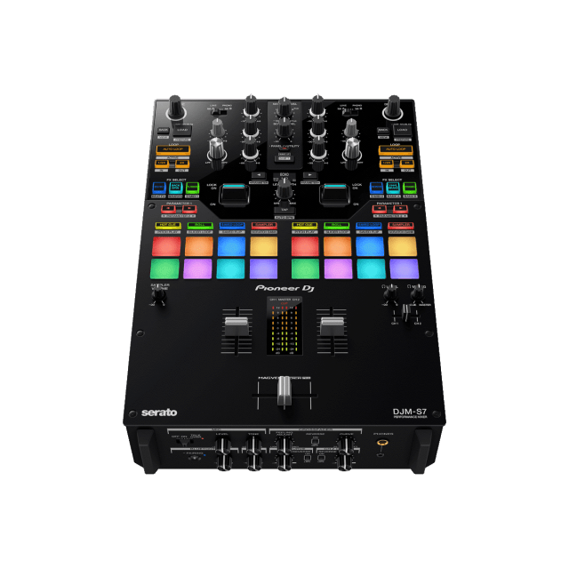 Mixer per performance DJ a 2 canali stile Scratch