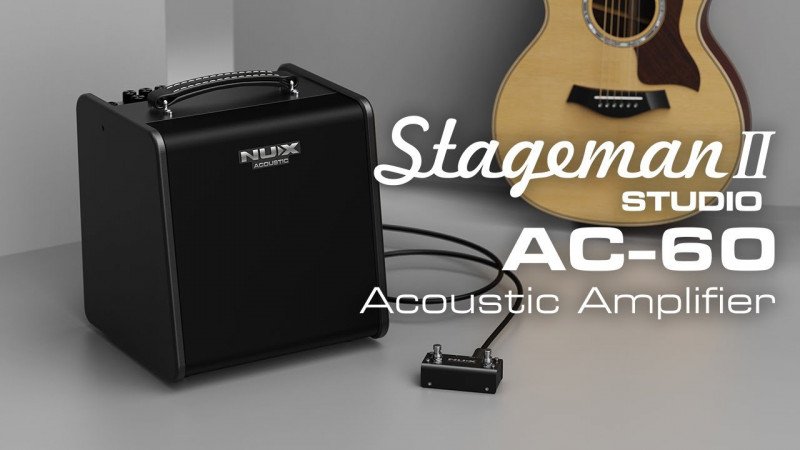 BRAND NEW | NUX "Stageman II STUDIO" AC-60 Acoustic Guitar Amplifier