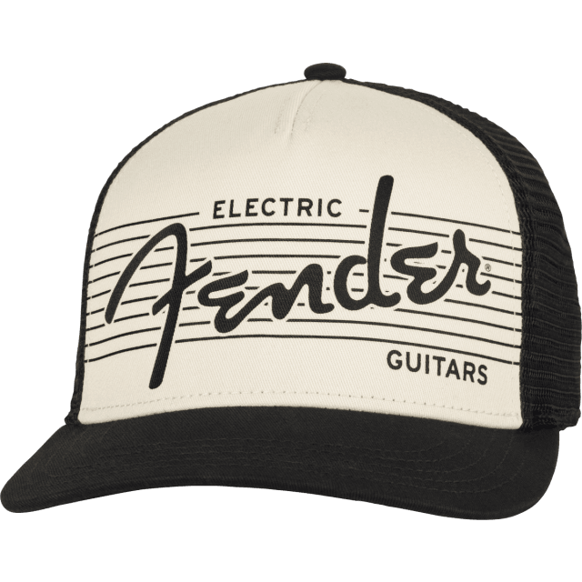 Fender® Electric Hat Black/Cream One Size