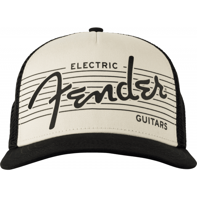 Cappello Fender Electric Hat Black/Cream One Size