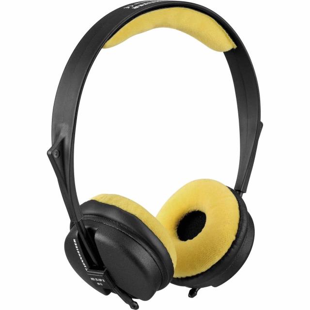 Earpad set VELOUR for Sennheiser HD-25 SP - yellow