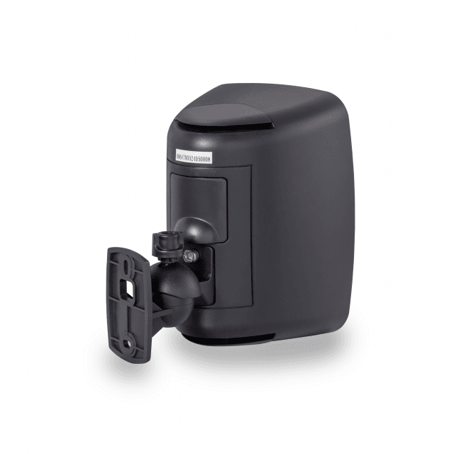 4" Waterproof 2-way Passive Wall-Mount Speaker Pair, Black