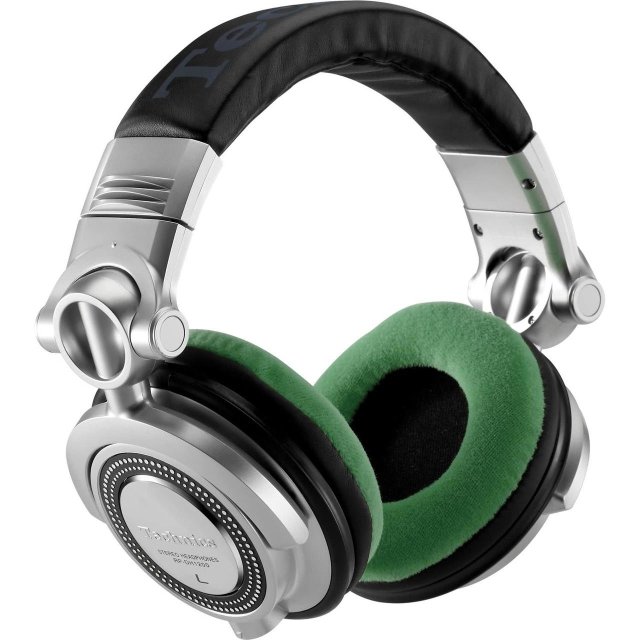 Earpad Set VELOUR for Technics RP-DH1200 and Pioneer HDJ-1000/-1500/-2000 - cactus
