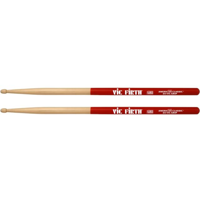 Wood Tip American Classic® Vic Grip Hickory Drumsticks