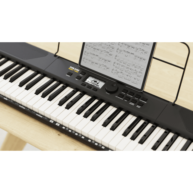 Portable keyboard 61 keys touch response with battery