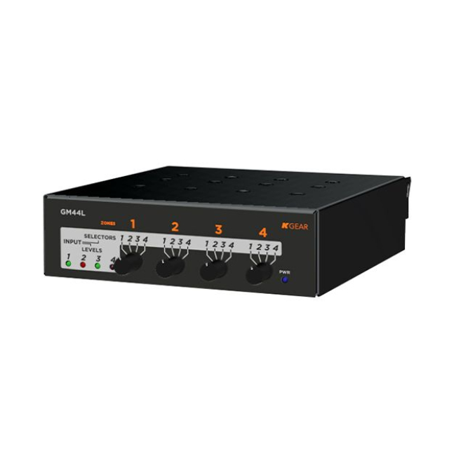 Matrice audio analogica a 4 zone per la distribuzione audio