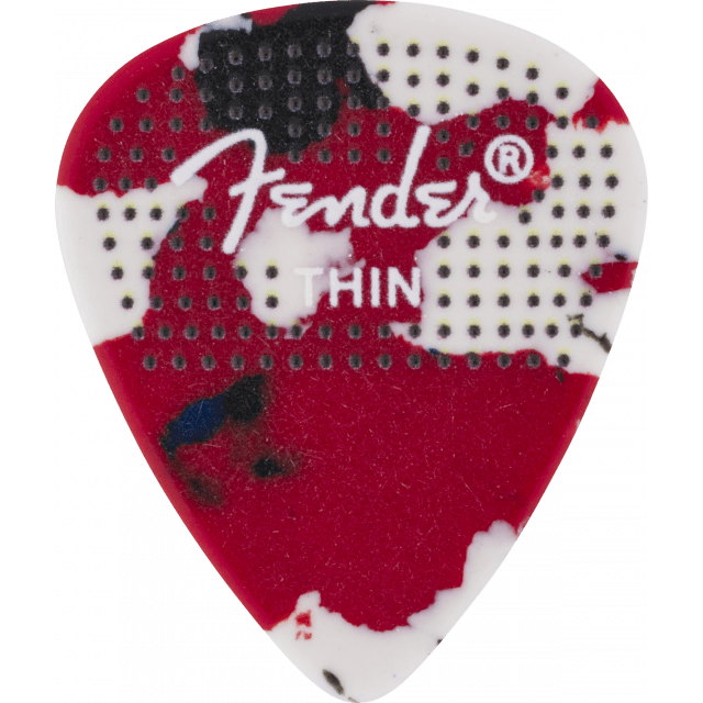 351 Dotted Celluloid Picks, 12-Pack, Thin