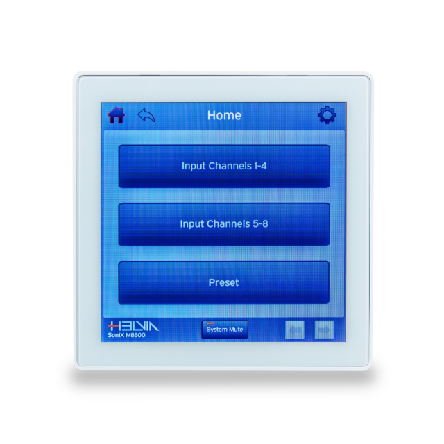 4" Wall Touch Screen Panel for SoniX M8800 Audio Matrix (White)