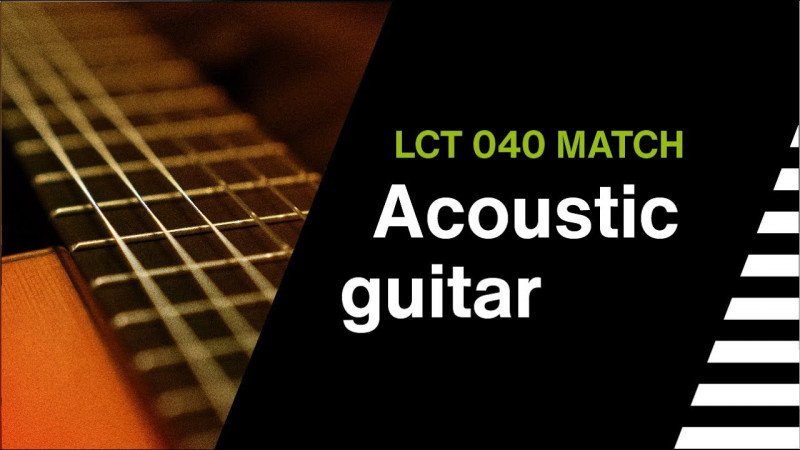 LCT 040 MATCH // LEWITT Sound Sample // Acoustic Guitar