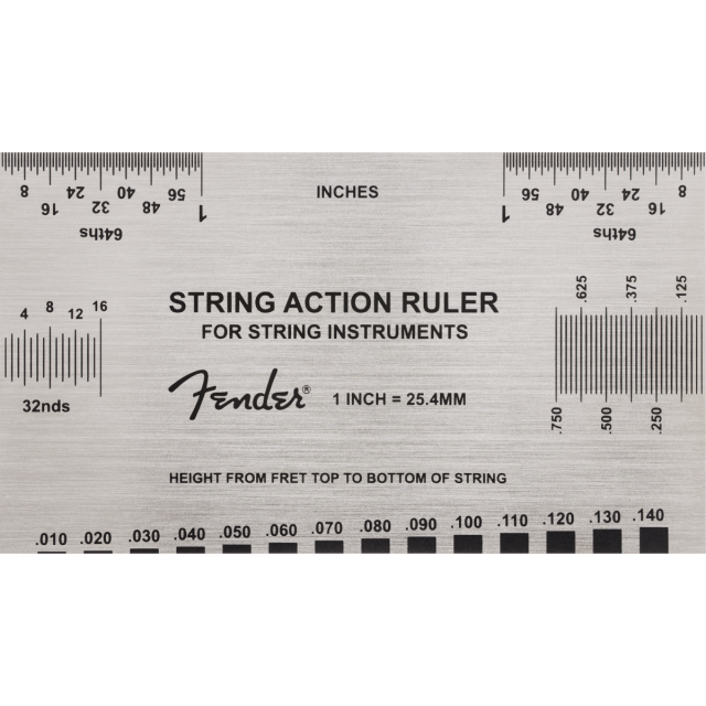 Indicatore altezza corde Fender string action gauge 0990654050