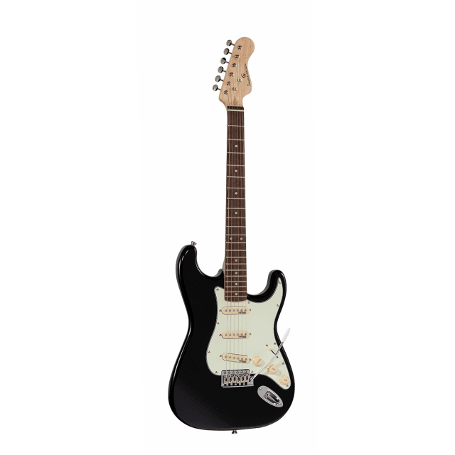 Double cutaway electric guitar with 3 single coils and vintage tuners (Wilkinson equipped)