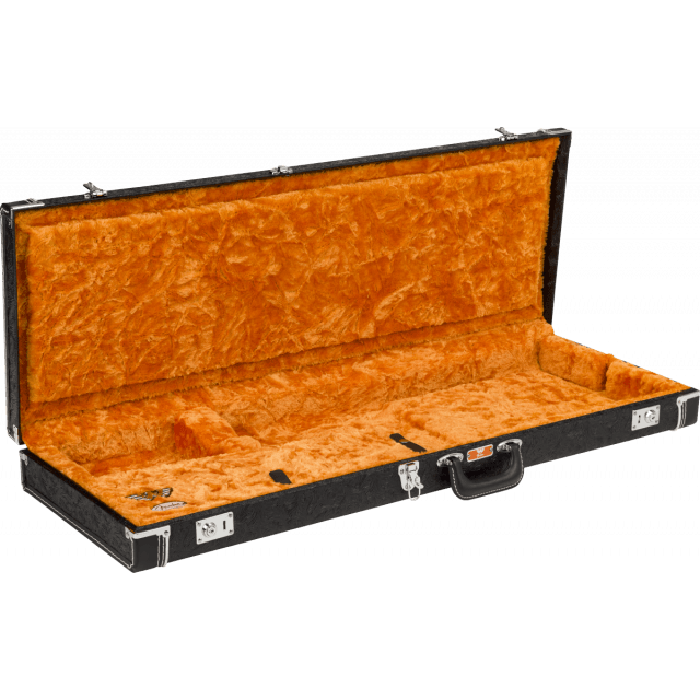 Astuccio Fender  Waylon Jennings Strat/Tele Case, Black Tooled Leather