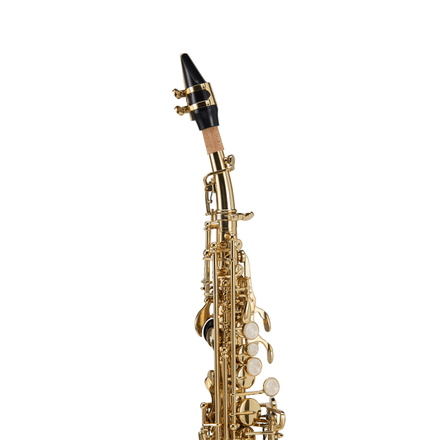 Straight Bb soprano saxophone with F# key