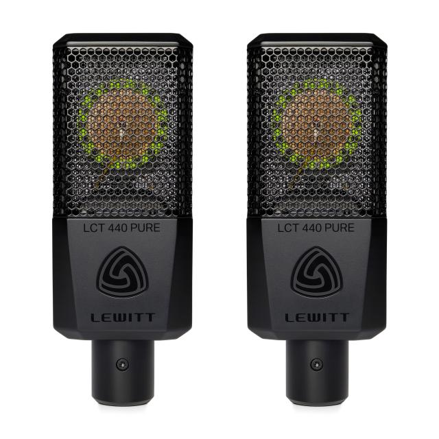 Set di 2 Microfoni "True Condenser" a Diaframma Largo con pattern polare Cardioide