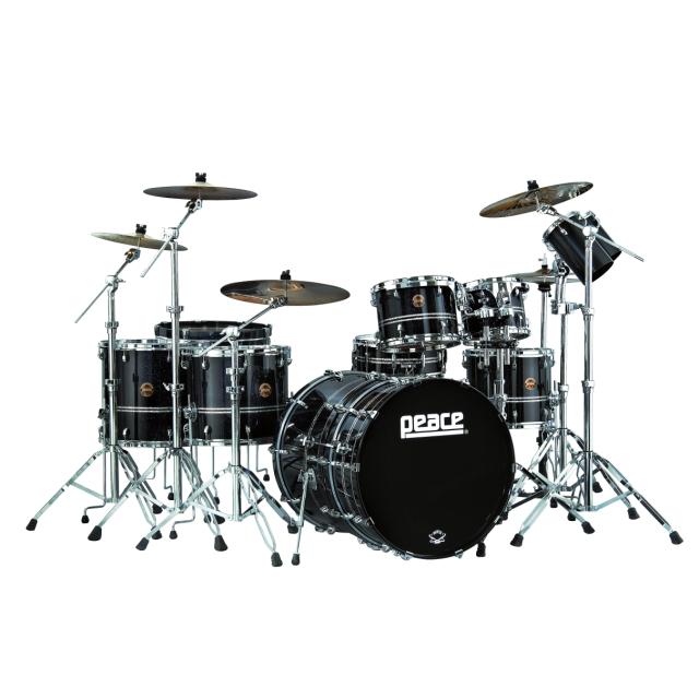 Drum Set 5 pcs in Acero Nord Americano con finiture laccate speciali