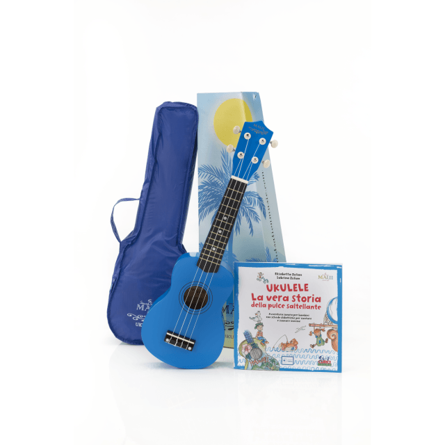 MAUI SUNNY Ukulele with bag and kids edu book (ITA)