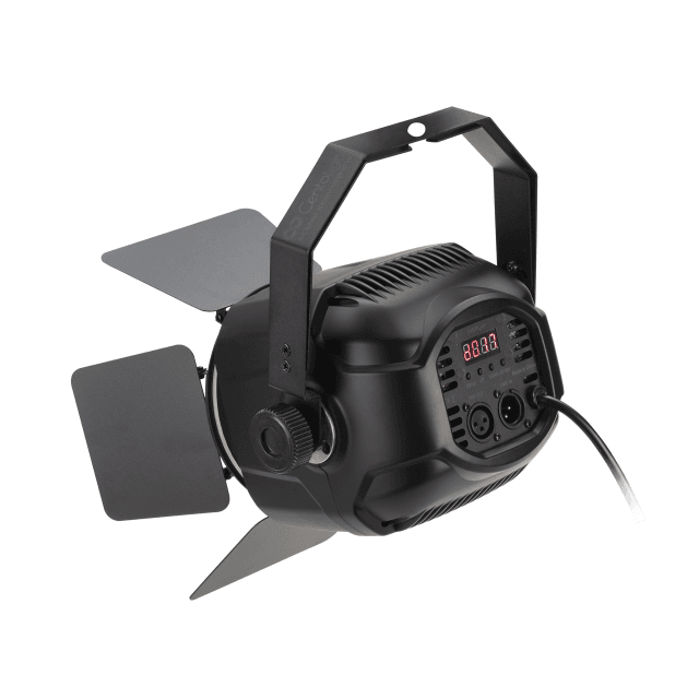 Proiettore da Studio con 1 LED COB da 100W Bianco Caldo + Puro e Ribalta