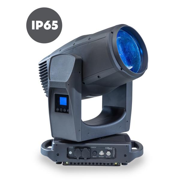 Set da 2 teste mobili Beam&wash IP66 con flight case