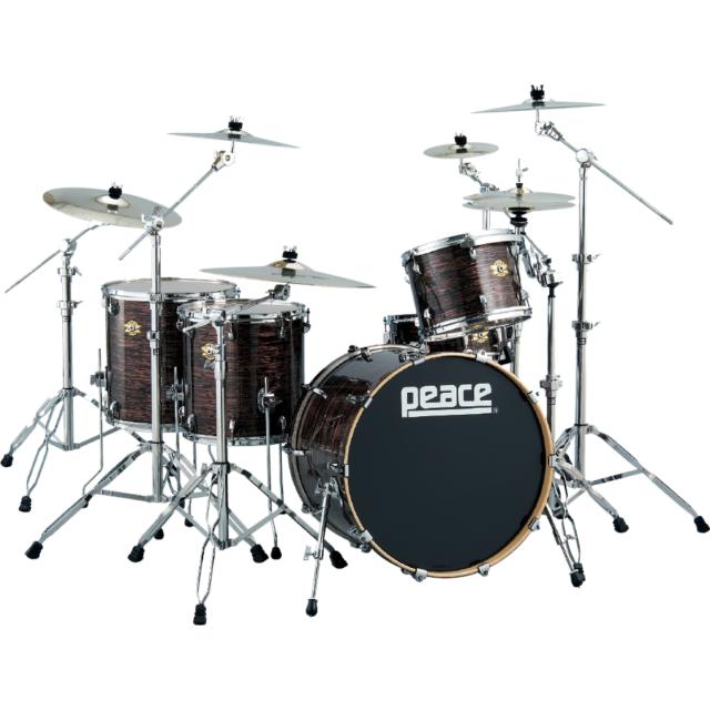 Striking wrapped finish birch 5 pcs Drum Kit