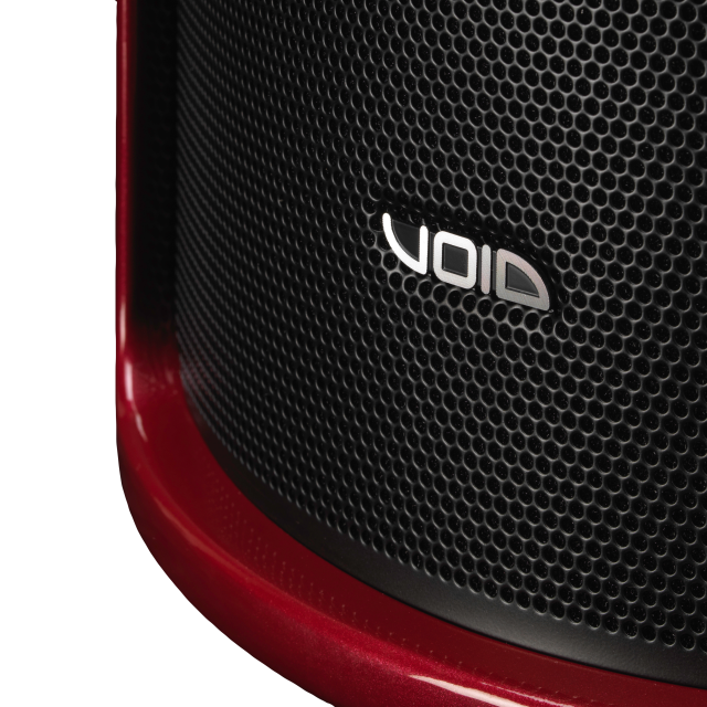 Passive coaxial compact loudspeaker with 2x 5" drivers, Fibreglass Enclosure, 16 Ω, IP-55 (red)