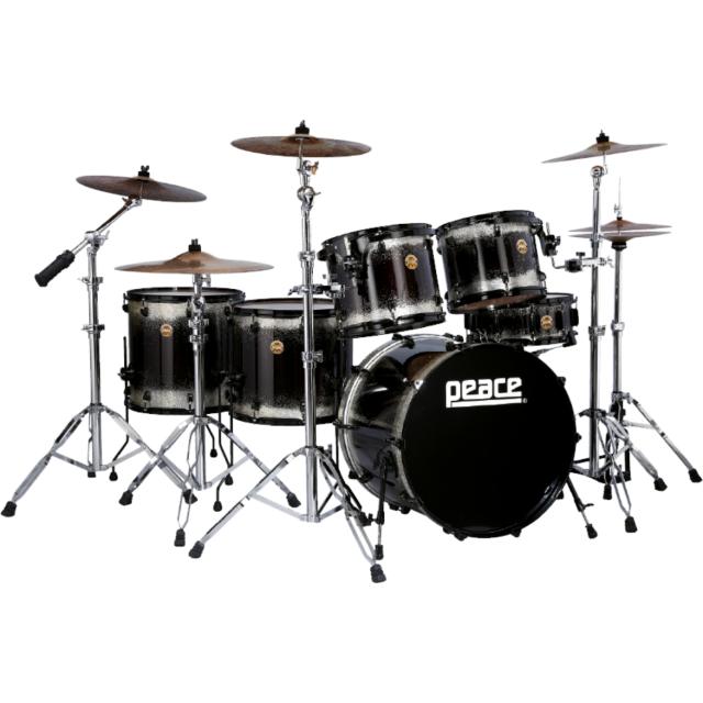 Sparkle lacquered finish North American Maple 5 pcs Drum set