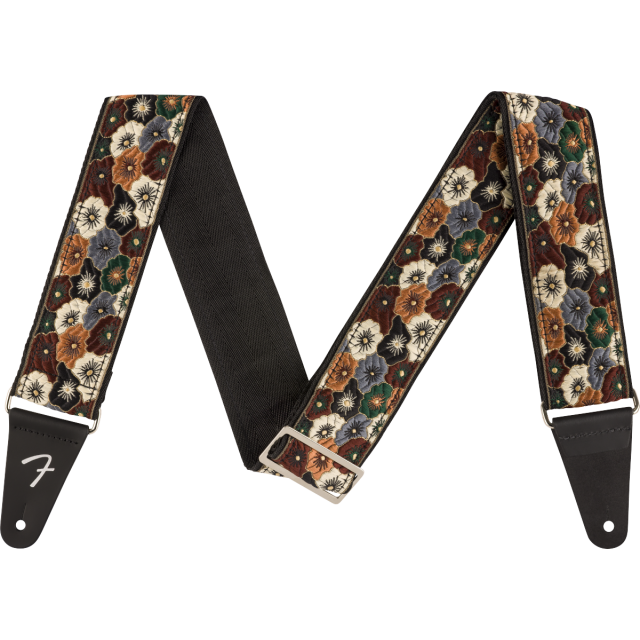 Tracolla Fender 2" Wild Bloom, Marrone, 0990639021